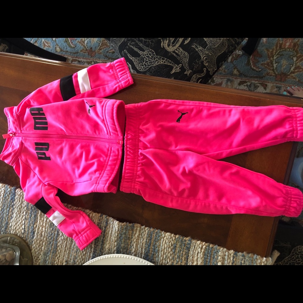 Baby puma tracksuit